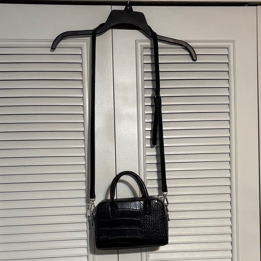 Urban Outfitters Black Embossed Mini Bag